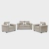 Juegos de Living Mons Sicilia Sofá 2 Cuerpos + Dos Sillones 1 Cuerpo Beige