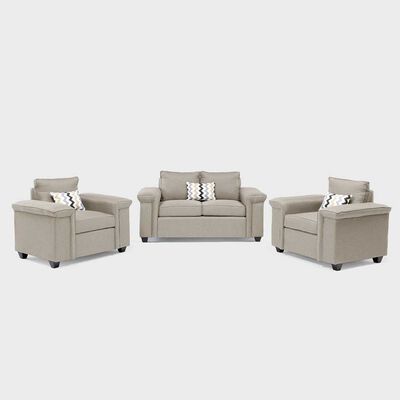 Imagen 2 del producto Juegos de Living Mons Sicilia Sofá 2 Cuerpos + Dos Sillones 1 Cuerpo Beige