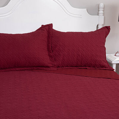 Imagen 2 del producto Quilt Doral 2 Plazas Burdeo Velvety