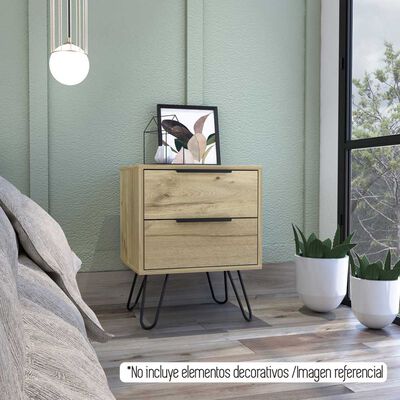 Imagen 1 del producto Velador TuHome Concept D Duna Wengue 2 Cajones