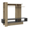 Estante TV TuHome Flamenco Duna /Plomo Hasta 60"