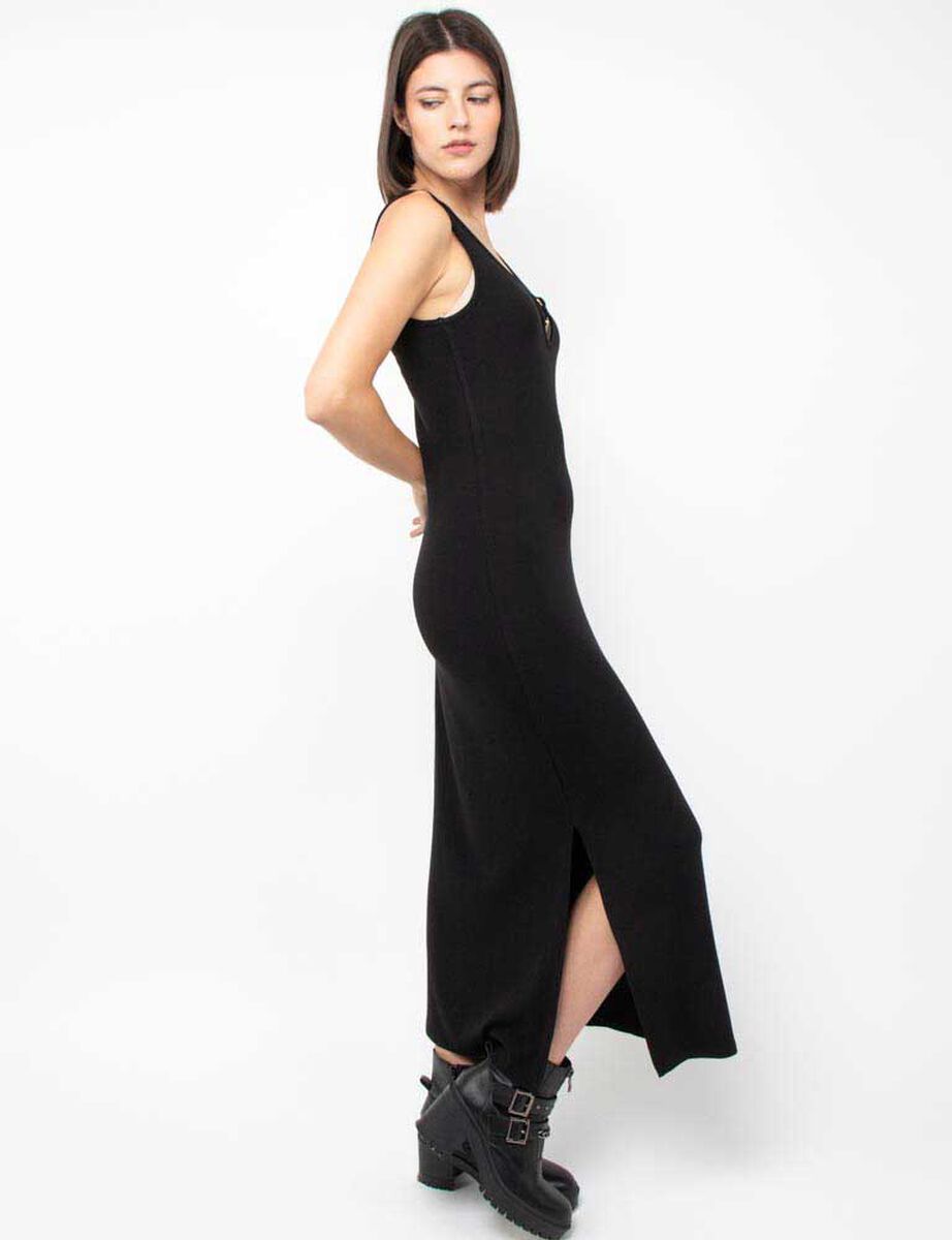 Vestido Slim Maxi Sin Mangas Mujer Fiorucci