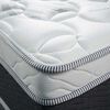Cama Europea Celta 1,5 Plazas Everest + Respaldo + Velador Aura Honey