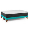 Cama Europea Latam Home 2 Plazas New Top BD Turquesa