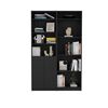 Estante 2 Puertas + Estante 4 Repisas + 2 Complementos TuHome Home Wengue