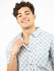 Camisa Estampada Manga Corta Hombre Cutback