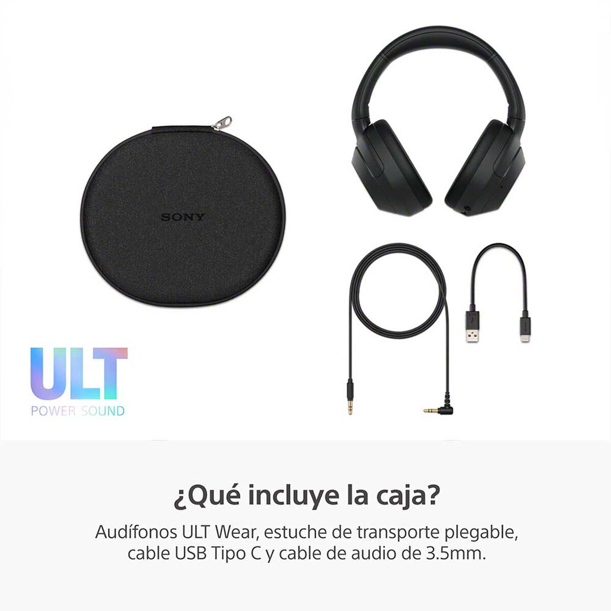 Audífonos Bluetooth Over Ear SONY WH-ULT900N/BZU Negro