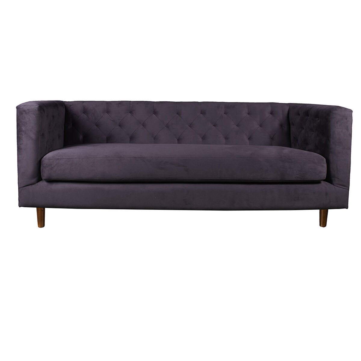 Sof&aacute; Tela Velvet Latam Home Brescia 3 Cuerpos