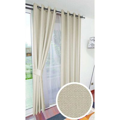 Imagen 1 del producto Combo Cortinas Doral Rustico 220 x 140 cm Maiz