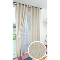 Combo Cortinas Doral Rustico 220 x 140 cm Maiz