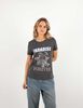 Polera Con Estampado Manga Corta Mujer Icono
