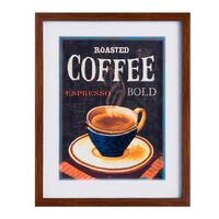 Cuadro Enmarcado Vgo Serie Café Taza Azul 43 x 53 cm