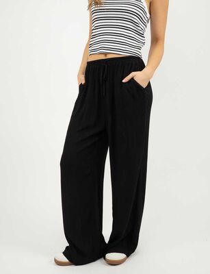 Imagen 1 del producto Pantalón Cintura Elasticada Mujer Icono Negro, Oliva, Rosado