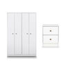 Combo Closet Lucerna + Velador CIC Blanco