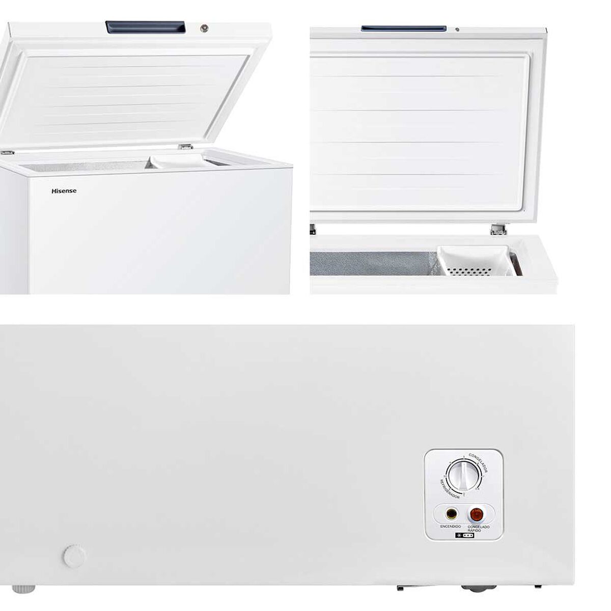 Freezer Horizontal Hisense FC184D4AW1 142 lts.