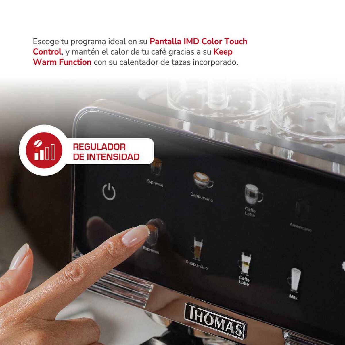 Cafetera Expresso Latekaffee 20 TH-165DEL