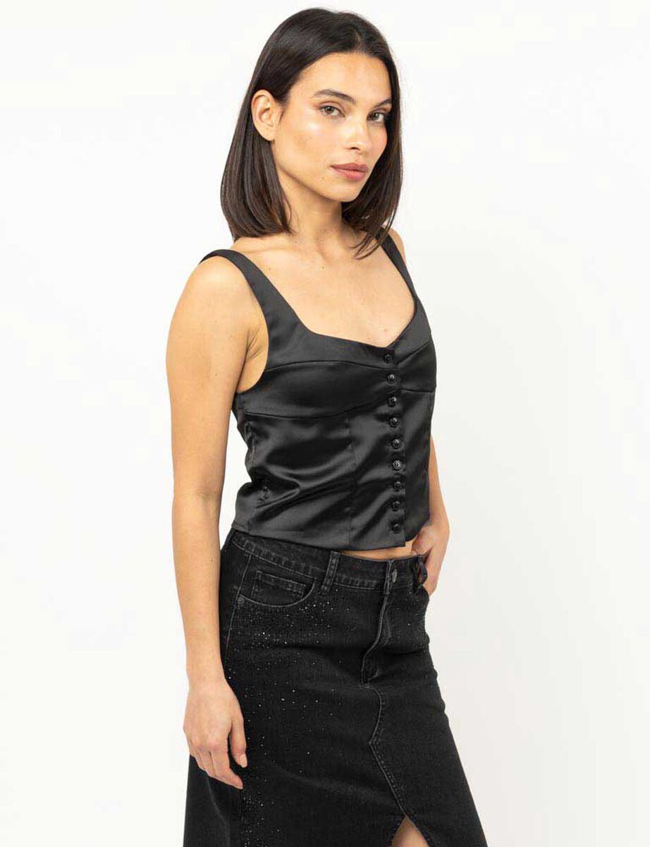 Polera Sin Mangas Mujer Fiorucci