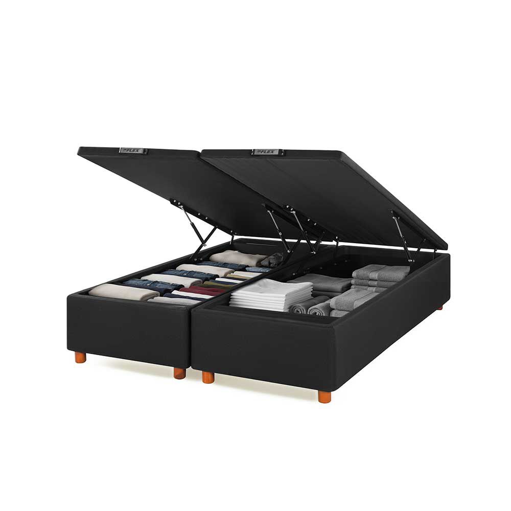 Base Cama Baúl Flex 2 Plazas Base Dividida