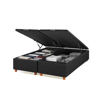 Base Cama Ba&uacute;l Flex 2 Plazas Base Dividida