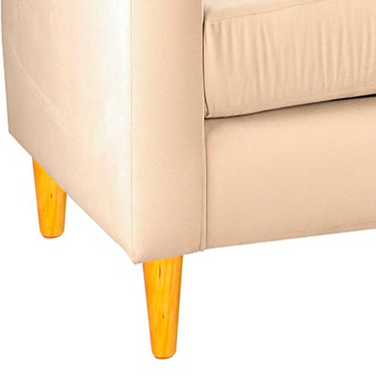 Sofá Bodevir New Retro Felpa 04 3 Cuerpos Beige 