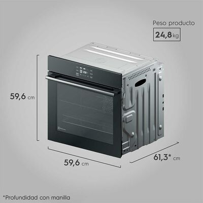 Imagen 2 del producto Horno Empotrable OE8EA 80 lts.