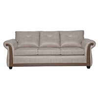 Sofá Black Factory Bristol 3 Cuerpos Crema