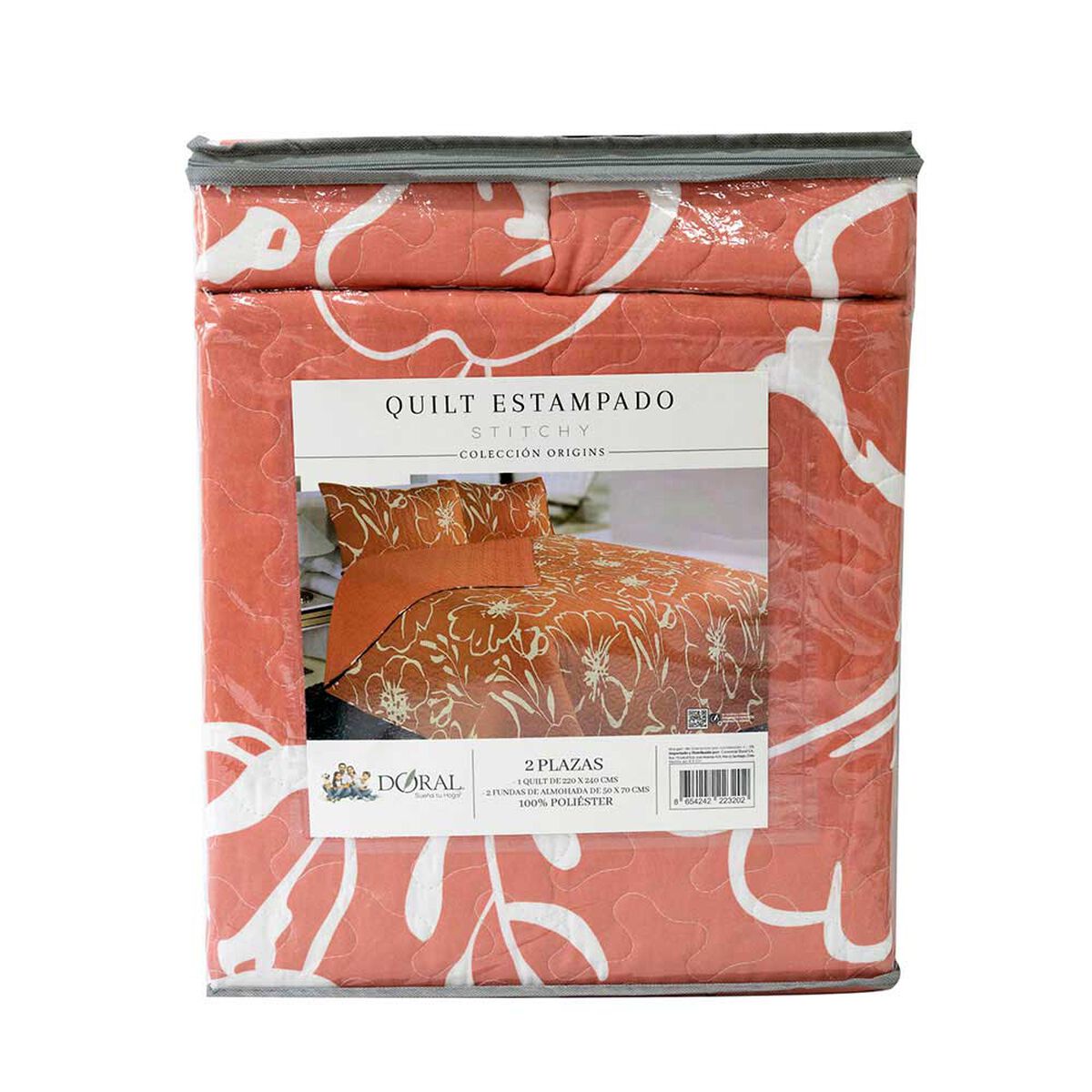 Quilt Doral 2 Plazas Origins Diseños D8