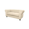 Sofá Barra Design Chesterfield 2 Cuerpos Beige