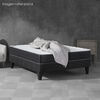 Cama Europea Celta 2 Plazas New Mega + Respaldo + 2 Veladores Castilla