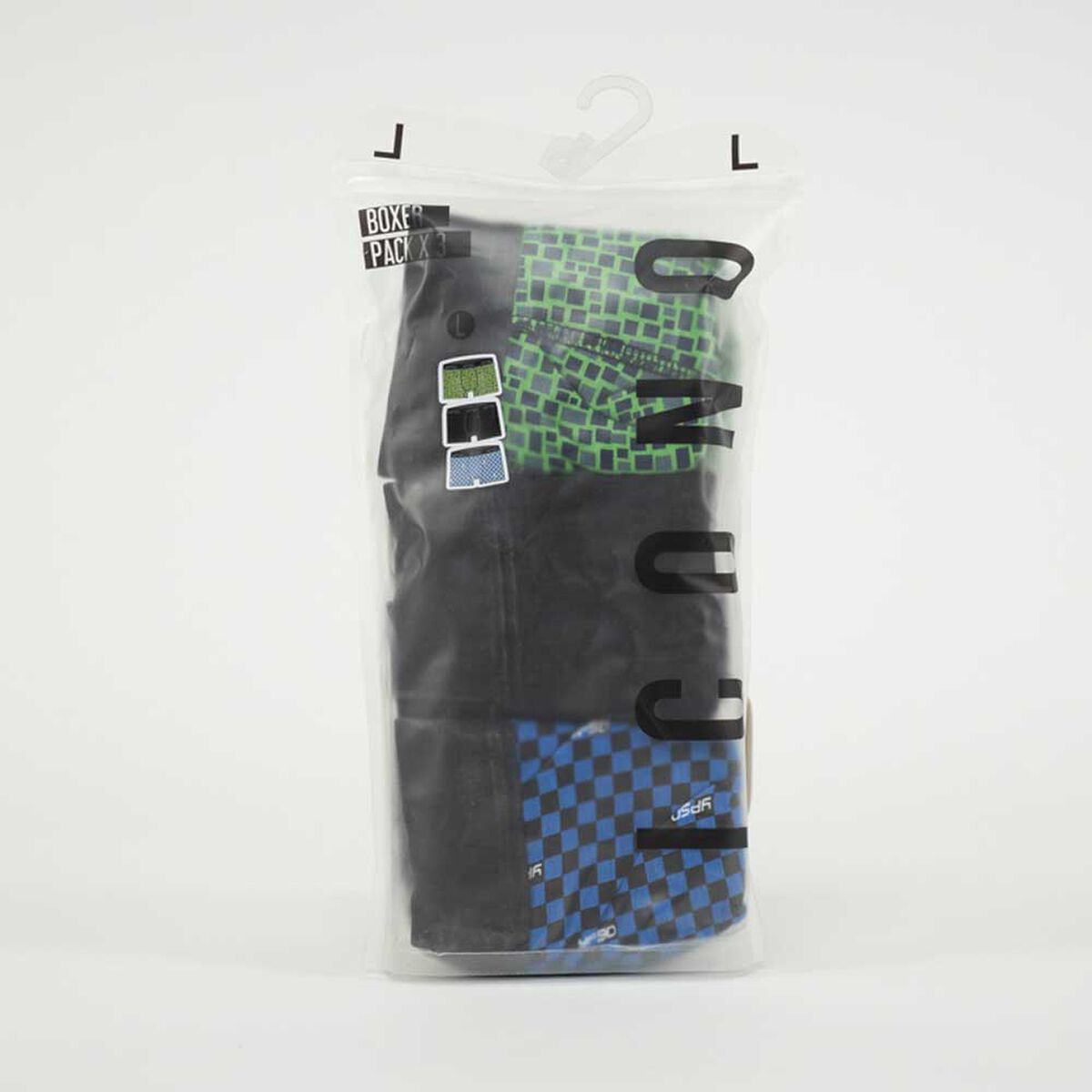 Pack 3 B&oacute;xer Medio Hombre Icono