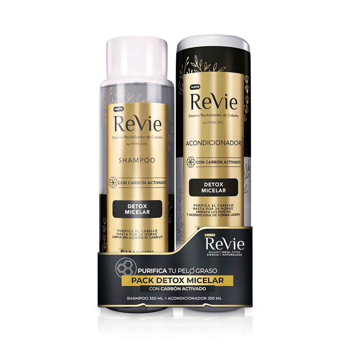 Pack Revie Shampoo + Acondicionador Detox Micelar