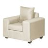Juego de Living Innovamuebles Kahlo Sofá 3 Cuerpos + Dos Sillones 1 Cuerpo Beige