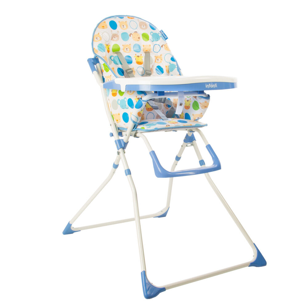 INFANTI Silla de Comer Candy Zoo Blue