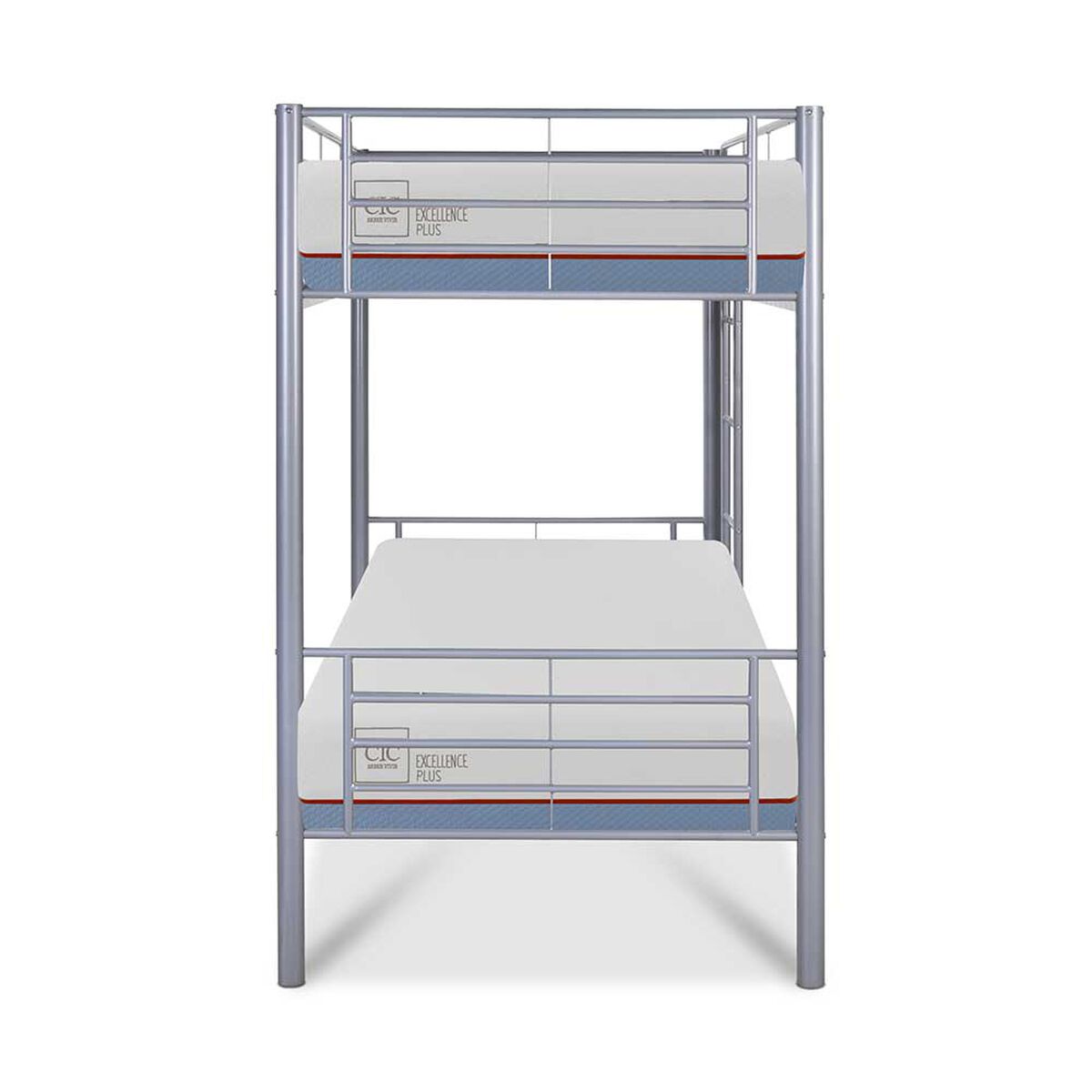 Camarote CIC Metal 1 Plaza New Coventry + Colchones Excellence Plus