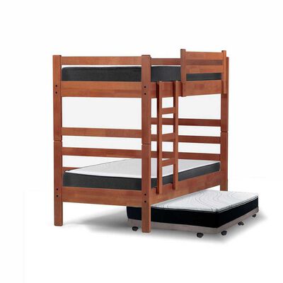 Camarote Triple Latam Home 1 Plaza Zen + Colchón Espuma Gris