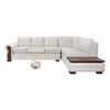 Sofá Seccional Living Factory Michigan 6 Cuerpos Beige