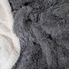 Manta Plush Sherpi Deluxe 127X152 Gris