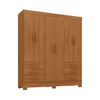 Closet Di Poretti Design Paris 6 Cajones 6 Puertas Caf&eacute; Claro