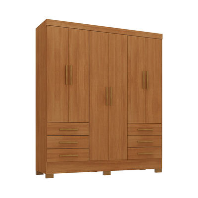 Closet Di Poretti Design Paris 6 Cajones 6 Puertas Caf&eacute; Claro
