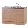 Mueble de Cocina Mobikit Kit 120 Izquierdo Beige 1 Cajones 3 Puertas