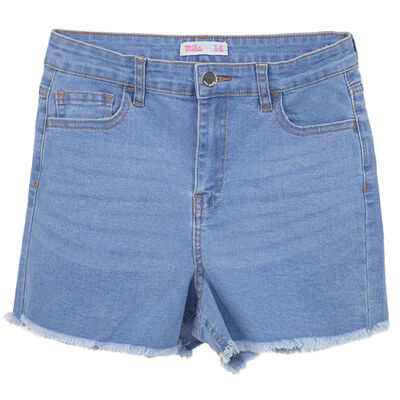 Short Niña Mila Azul, Celeste, Negro