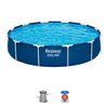 Piscina Estructural Redonda Bestway Steel Pro Max 366 cm 6473 Litros