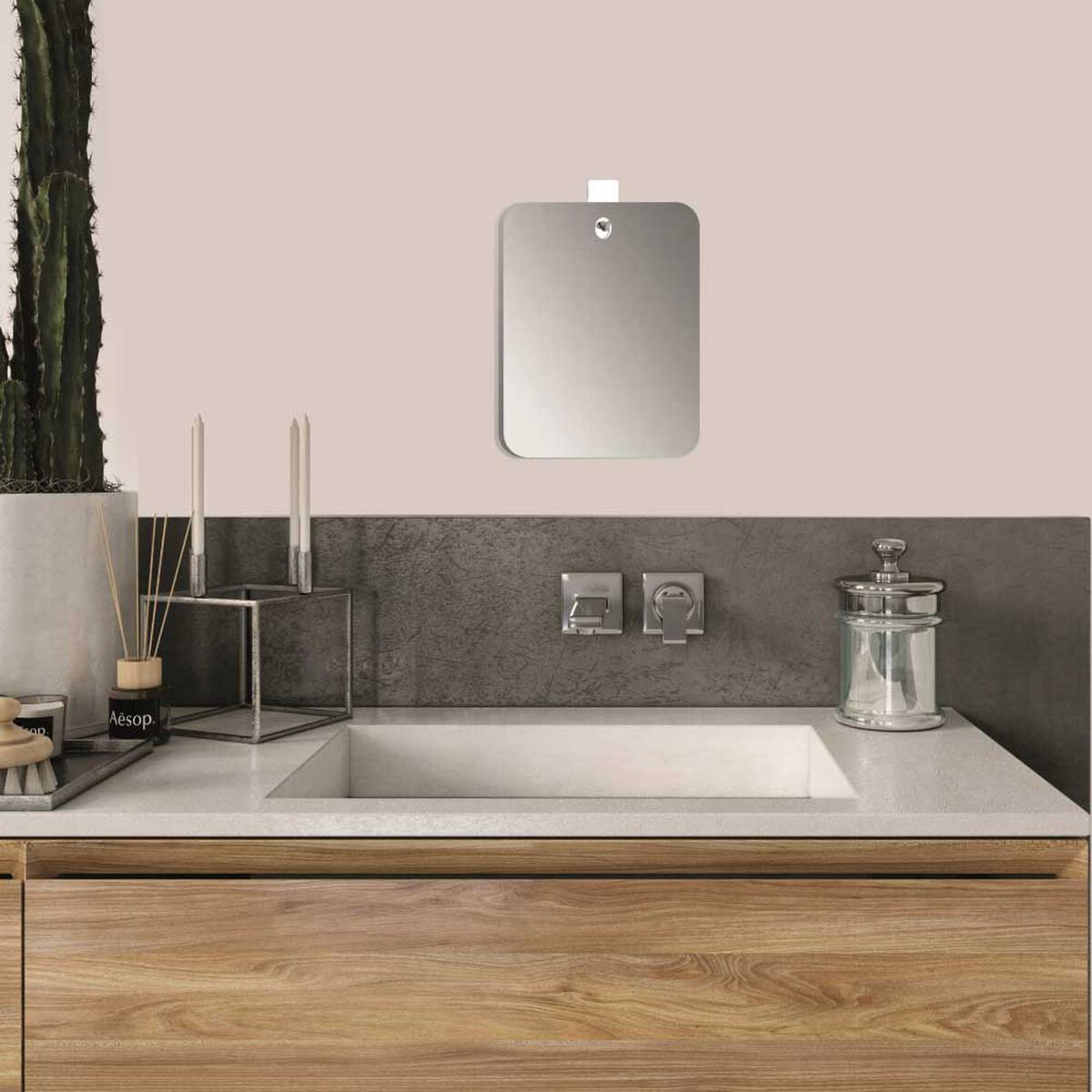 Espejo Rectangular TuHome Basic 28 x 20 cm