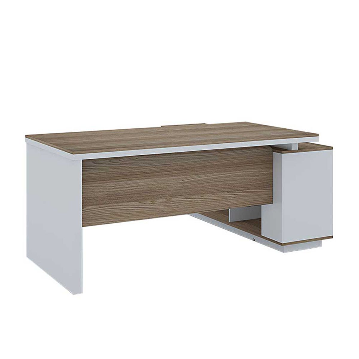 Escritorio Rodler Legend Café 180 x 170 cm.