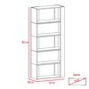 Rack TV 65 pulgadas + Biblioteca Cubo TuHome Nomik