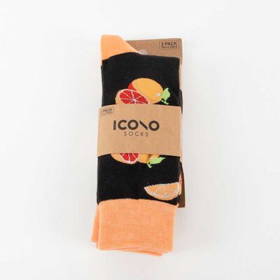 Imagen 1 del producto Pack 3 Calcetines Hombre Icono Gris-Oscur