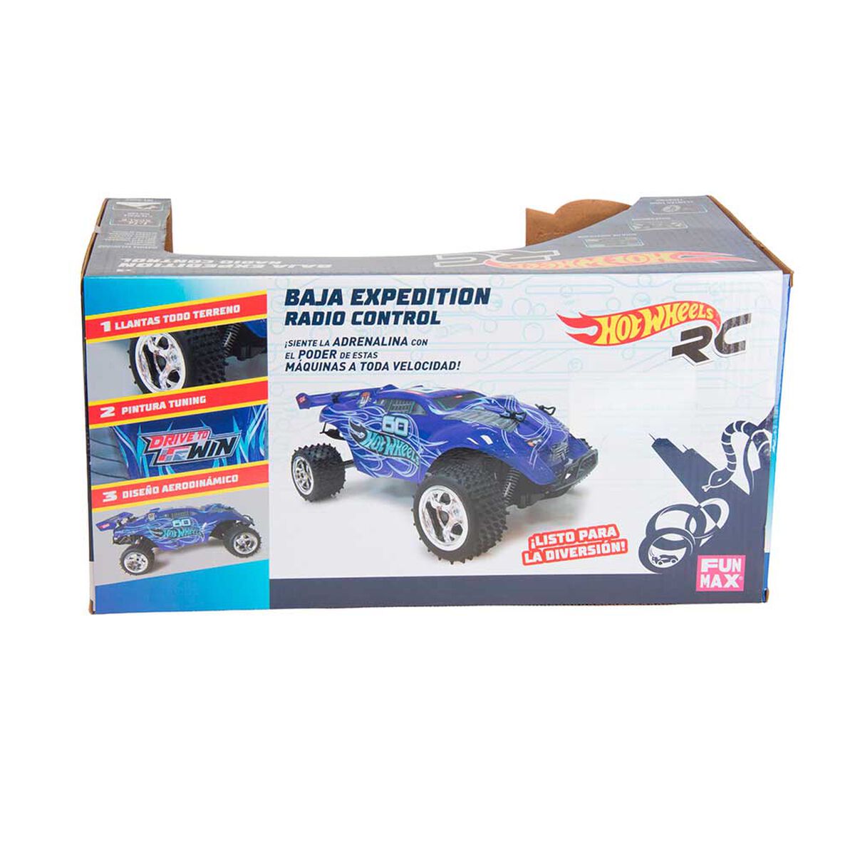 Auto Radio Cotrol Baja Expedition 1:14 Hot Wheels