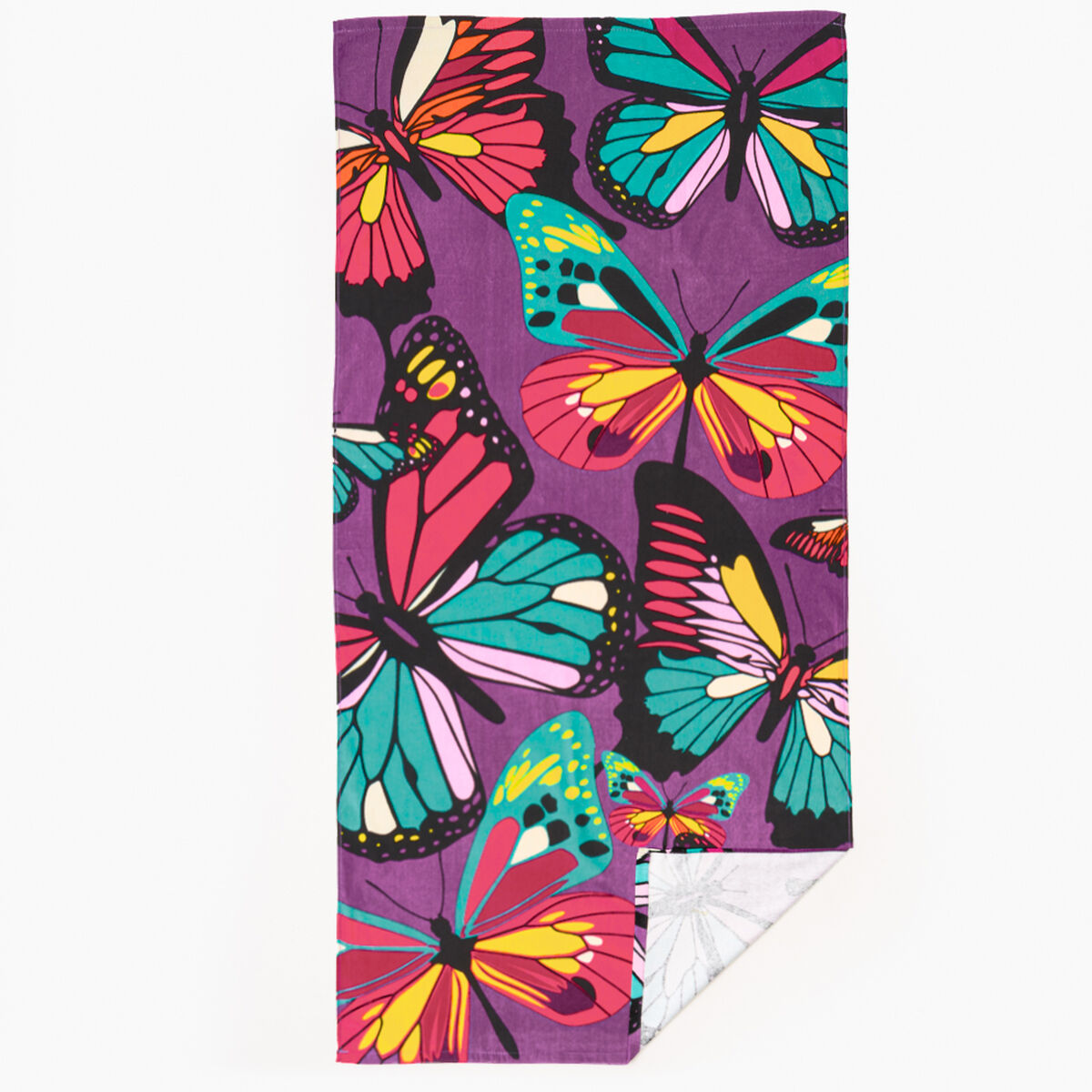 Toalla de Playa Velour Butterfly 75 x 150 cm