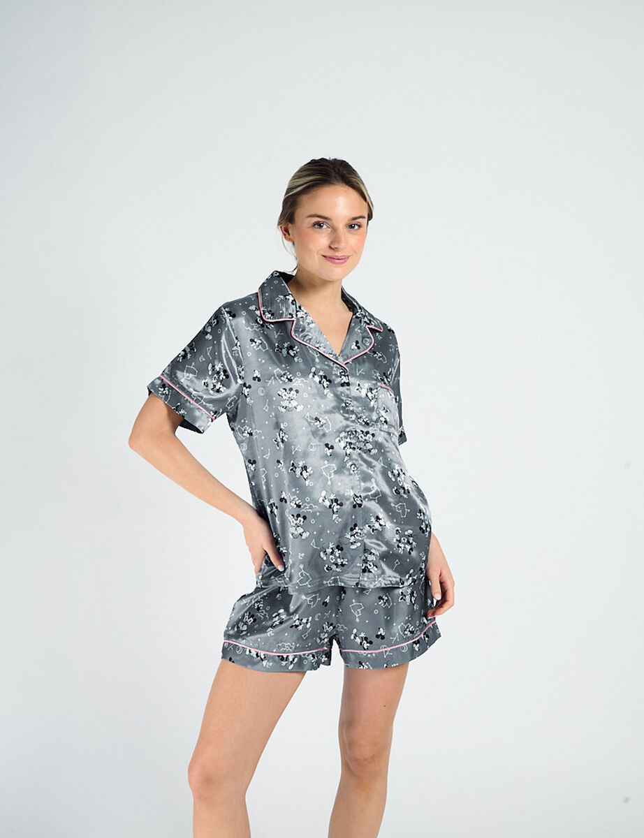 Pijama Corto Satin Mujer Licencia