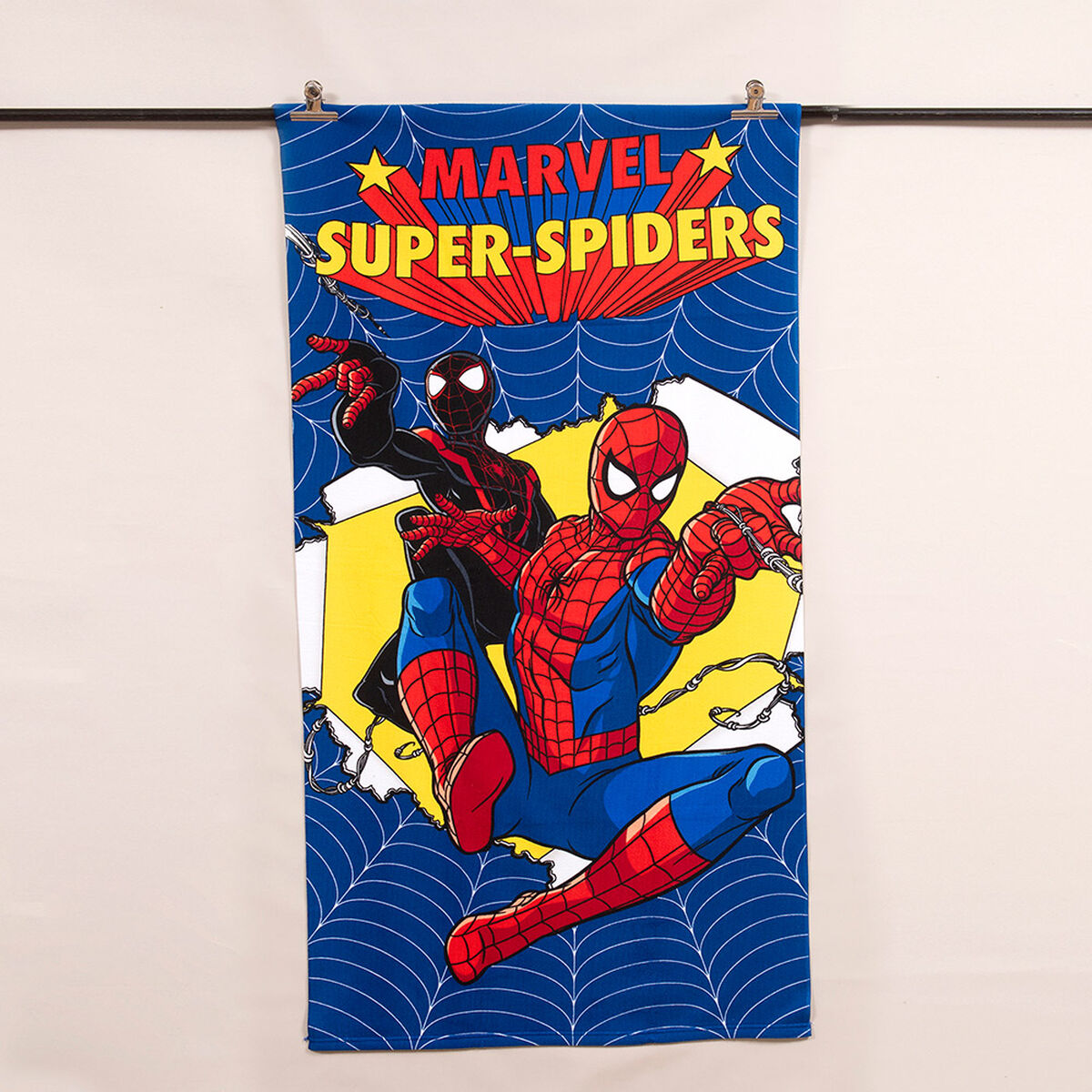 Toalla de Playa Spiderman Spiders 70x140 cm + Lentes de Agua y Bolso